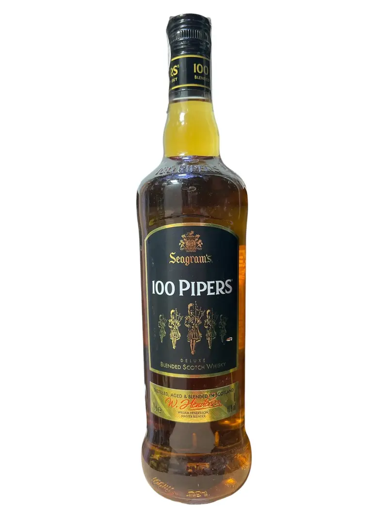 100 PIPERS SEAGRAMS - BLENDED SCOTCH - 70CL