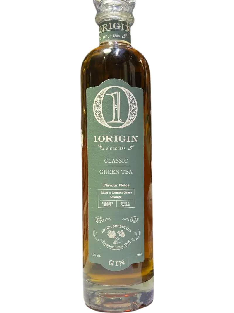 1ORIGIN LIGHT GREEN TEA GIN - 70CL