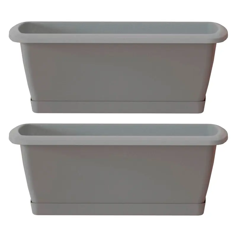 2 jardineras Respana con soporte