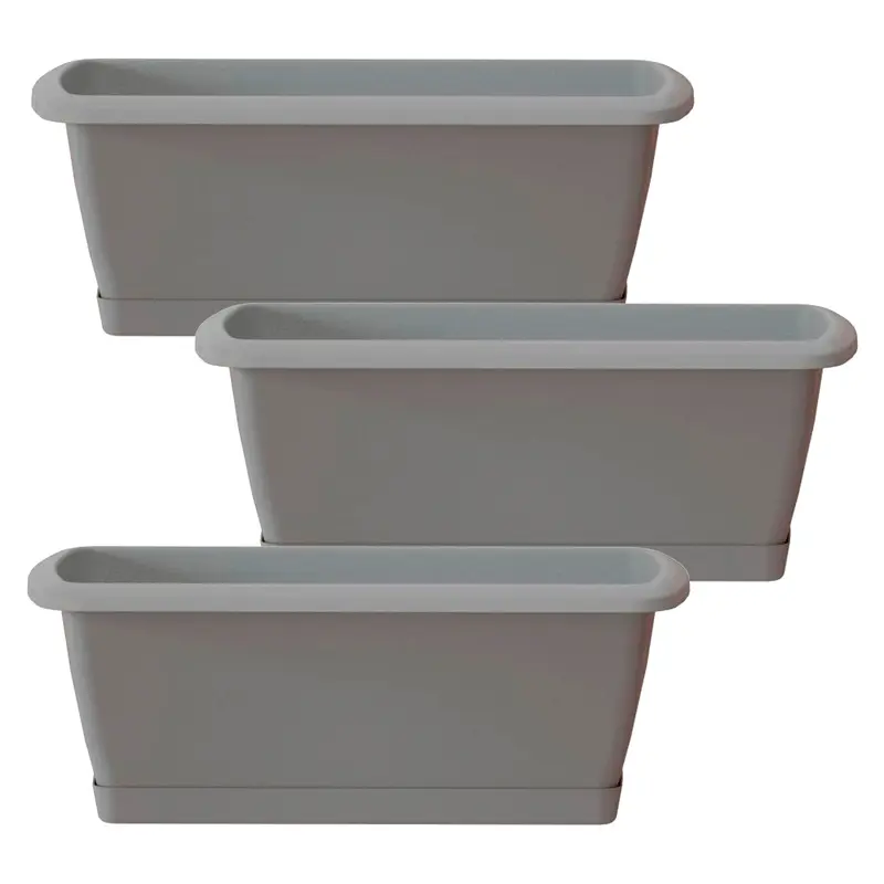 3 jardineras Respana con soporte