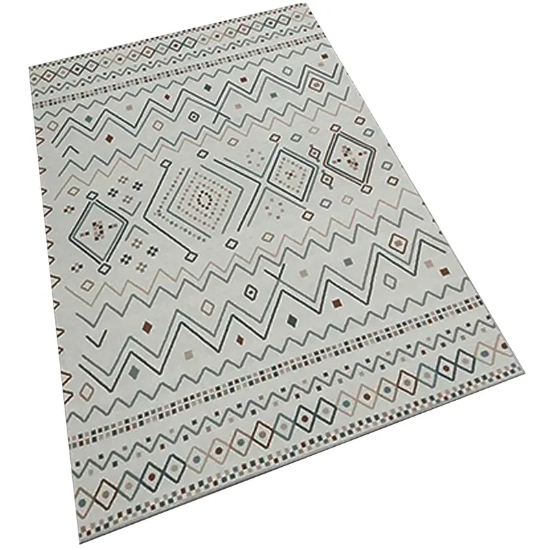 Alfombra poliéster estampada modelo Tippi multicolor