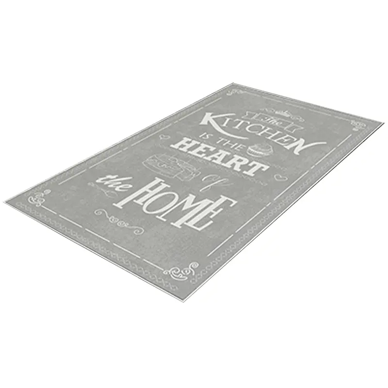 Alfombra poliéster HeartOfTheHome gris oscuro 160x230cm