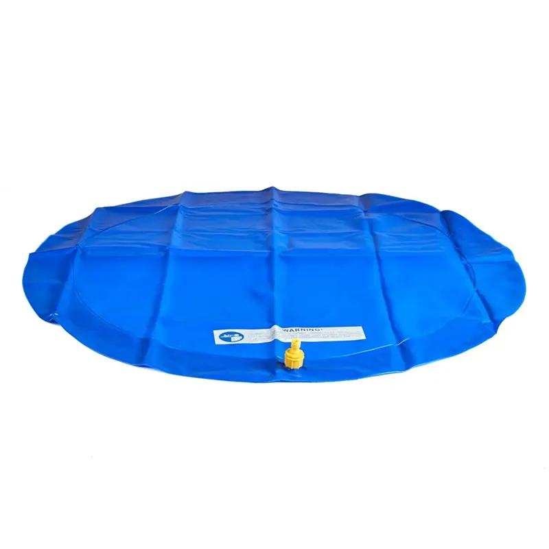Alfombra refrescante para mascotas Ø98cm azul PVC