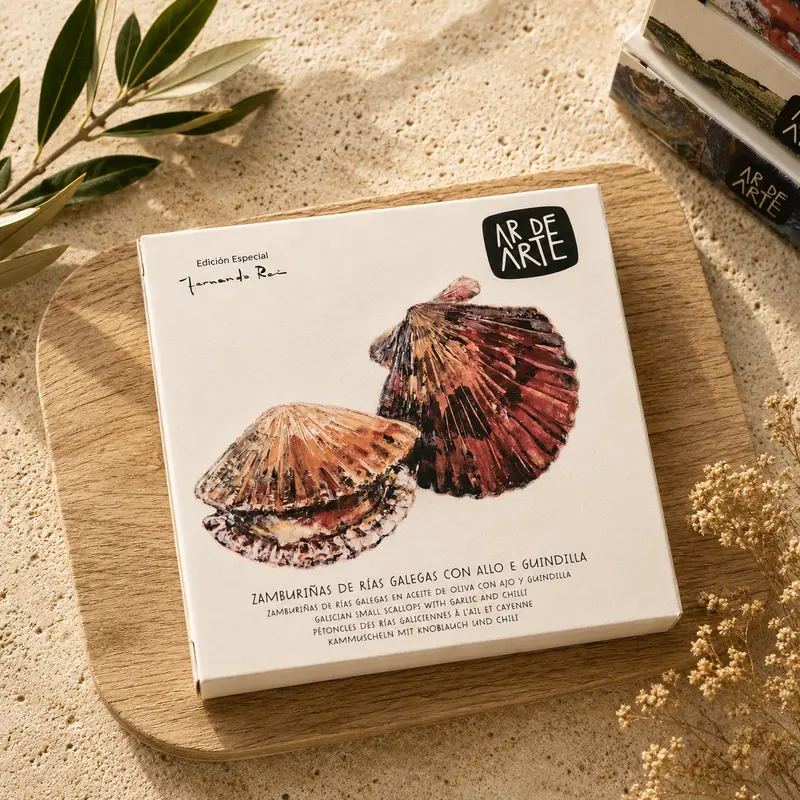 AR DE ARTE | ZAMBURIÑAS CON AJO Y GUINDILLA 110gr
