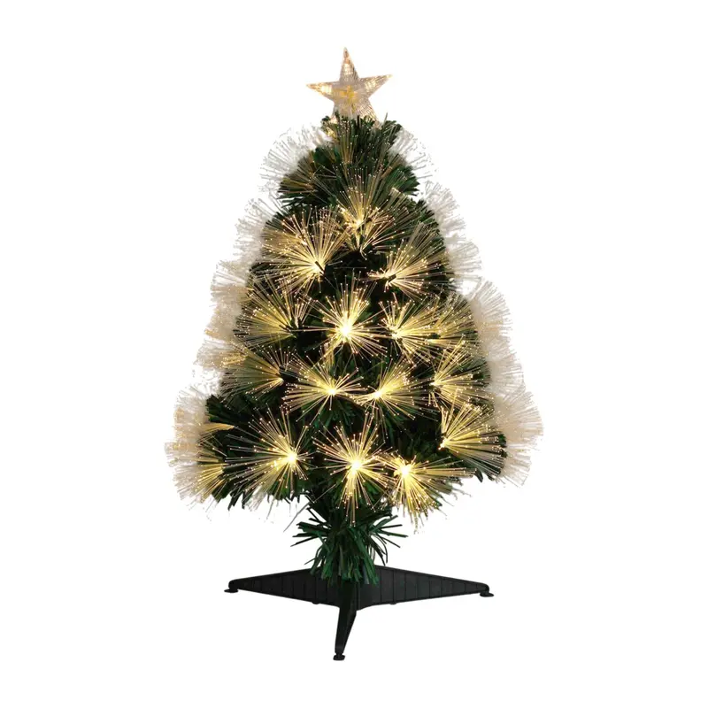 Árbol de Navidad fibra óptica