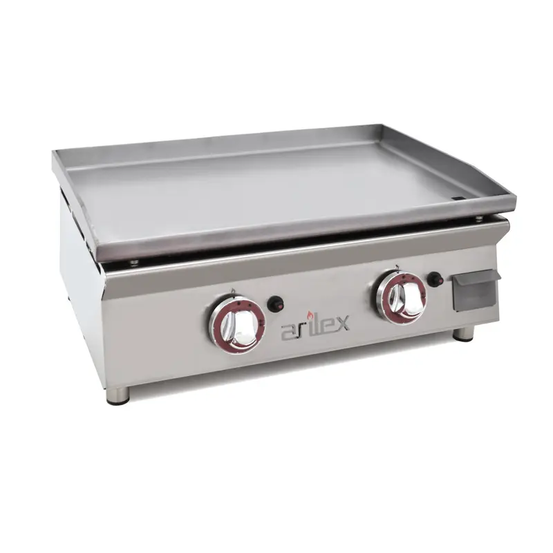 ARILEX - PLANCHA A GAS 60cm EN ACERO LAMINADO DE 6mm 60PGLN