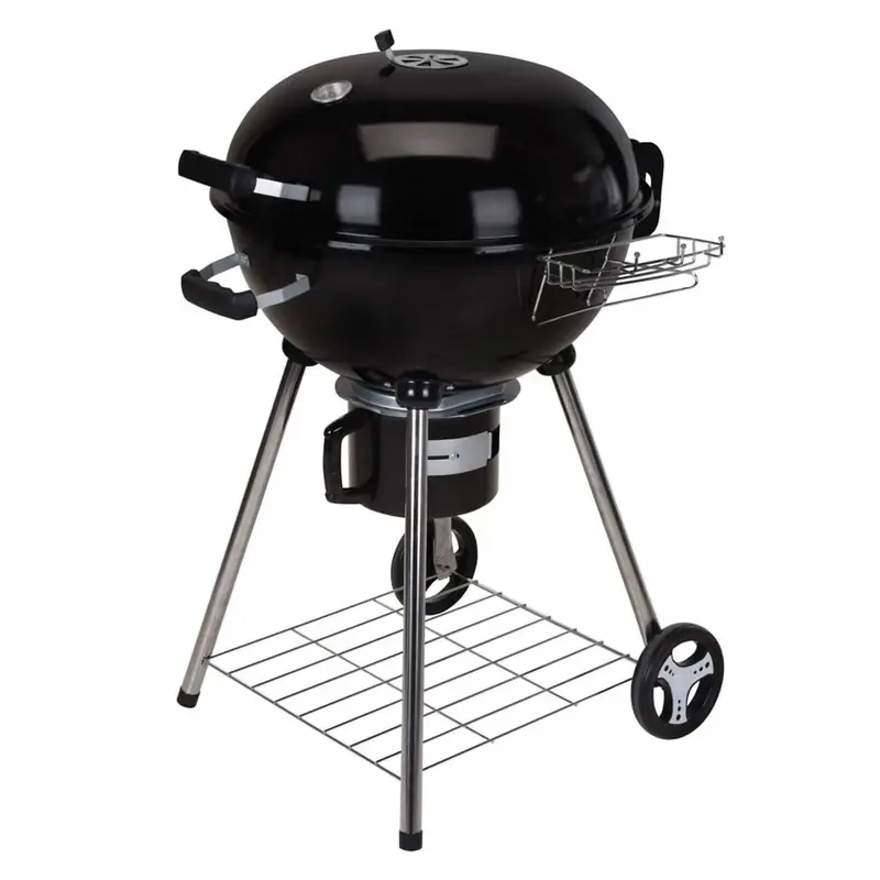 Barbacoa de carbón H.99cm con 4 patas y ruedas