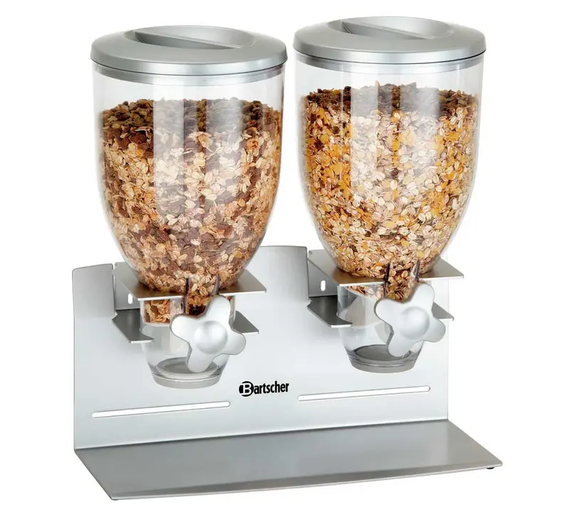 BARTSCHER - DISPENSADOR DE CEREALES DOBLE - CAPACIDAD 7 LITROS