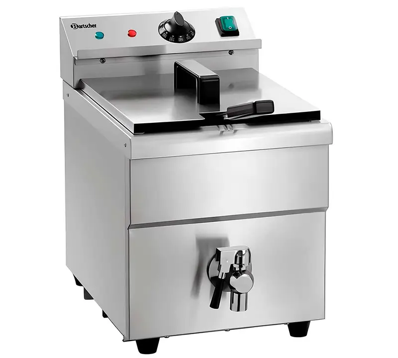 BARTSCHER - FREIDORA INDUCCIÓN 8L PLUS ELÉCTRICA - FONDO 56,5CM - 1 CUBA 8 LITROS