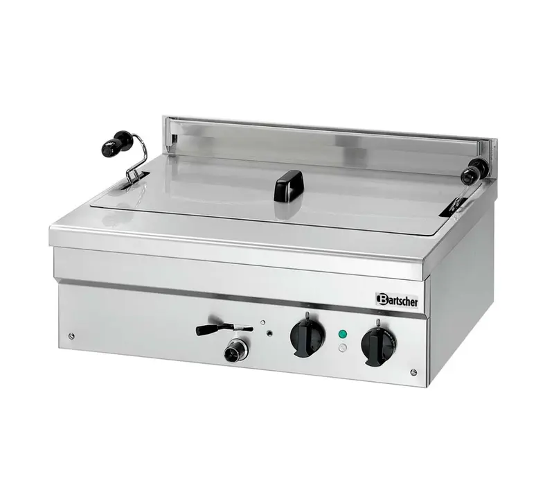 BARTSCHER - FREIDORA PASTELERÍA BF 21E ELÉCTRICA - FONDO 59CM - 1 CUBA 21 LITROS - POTENCIA 6,8KW