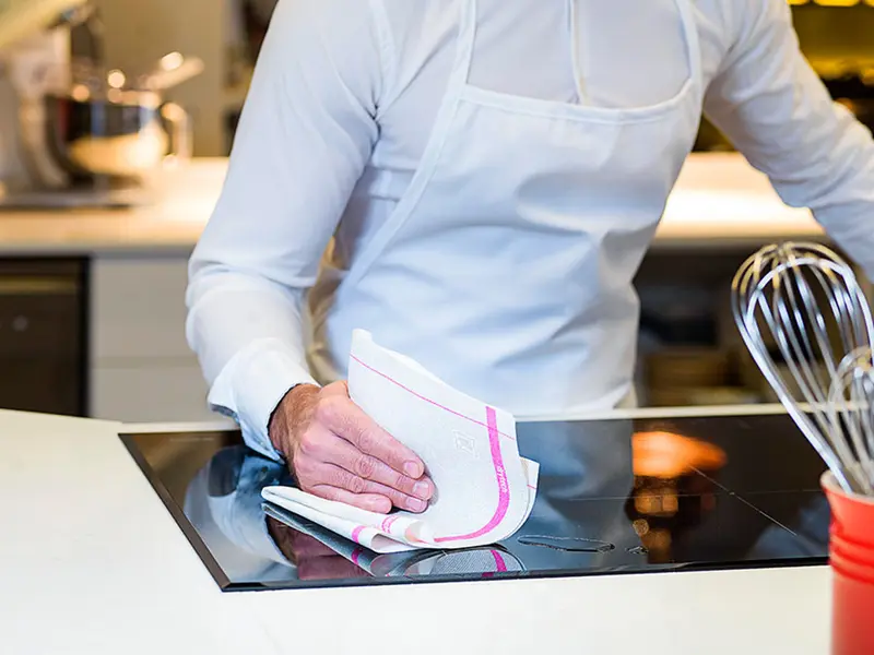 Bayeta Drytech 40x40 Cenefa Magenta (5ud/rollo)