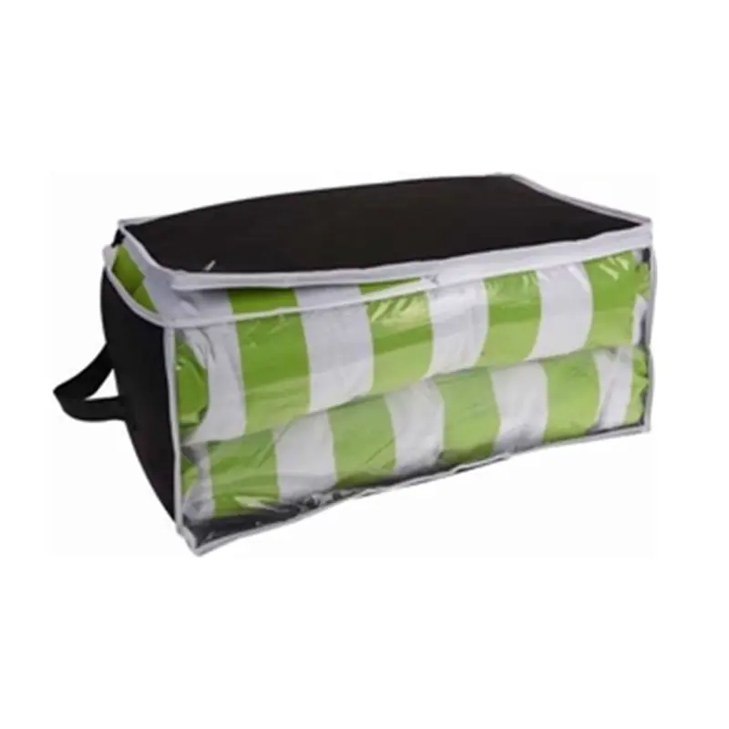 Bolsa de almacenamiento transparente negra