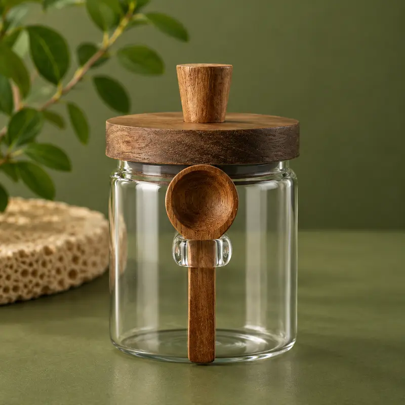 BOUQUET XALÓ | TARRO MULTIUSO TAPA MADERA