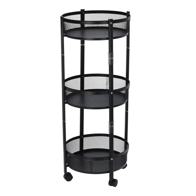 Carro de cocina plegable con ruedas Ø37x88cm