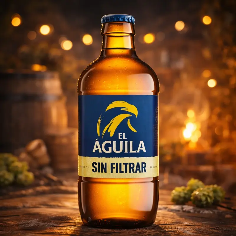 Cerveza El Águila Sin Filtrar Tercio 33cl