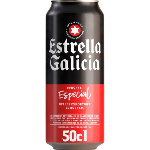 Cerveza Estrella Galicia Lata 50cl
