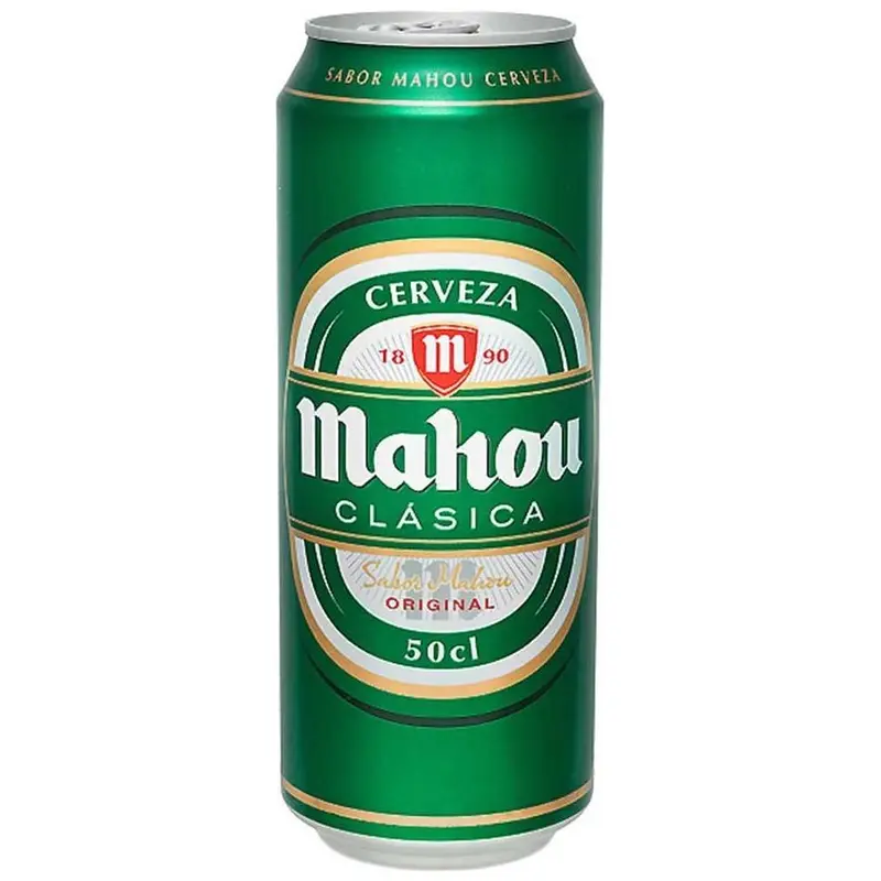 Cerveza Mahou Clásica Pack 24 Unidades 50cl.