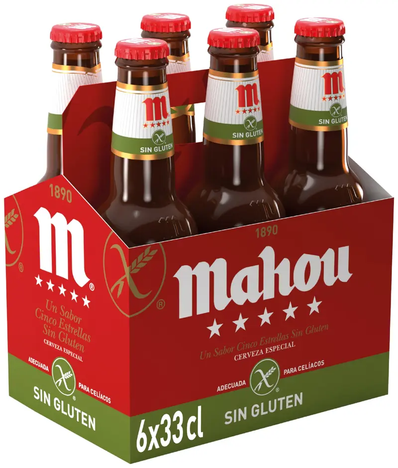 Cerveza Mahou Sin Gluten Tercio 33cl