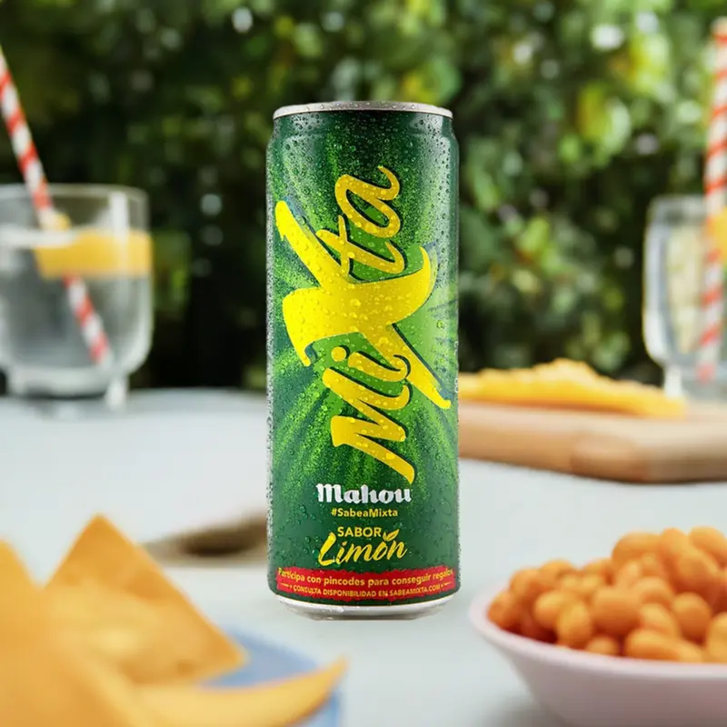 Cerveza Mixta Limón Lata 33cl