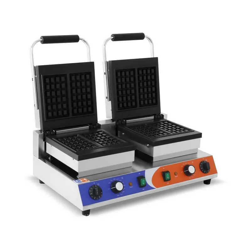 CLIMAHOSTELERIA - MÁQUINA DE GOFRES DOBLE ELÉCTRICA PEKÍN WF-2210-2
