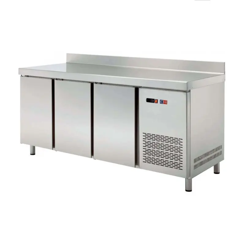 CLIMAHOSTELERIA - MESA SNACK REFRIGERADA 4 PUERTAS FONDO 600 DE 2542 X600 X850H MM CORDOBA MRCH-250