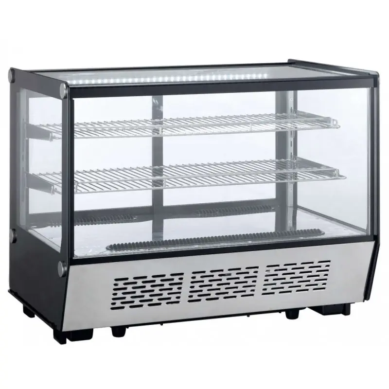 CLIMAHOSTELERIA - VITRINA REFRIGERADA SOBREMOSTRADOR CRISTAL RECTO 888X568X686H MM LÍNEA PEKÍN XCW160Z