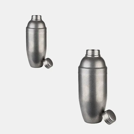 Coctelera acero inox mate estilo vintage 9x23 cm 700 ml. Varios colores (1 Ud)