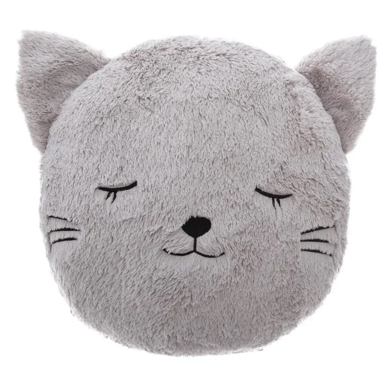 Cojín redondo piel de gato