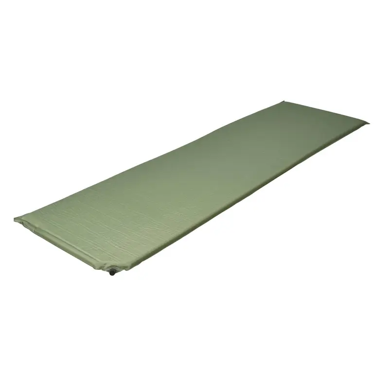 Colchoneta autoinflable poliéster 183x51x2,5cm color verde