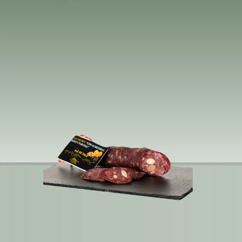 COMPANATGE | SALCHICHON CON ALMENDRAS, PASAS Y NARANJA PIEZA