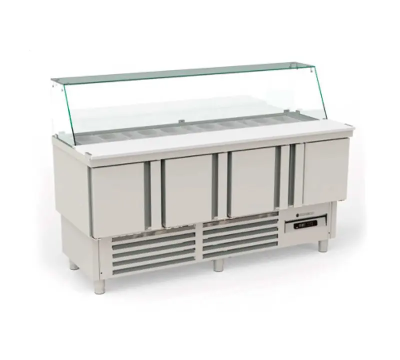 CORECO - MESA FRÍA GN 1/1 COMPACTA KEBAB 4 PUERTAS MFK-180