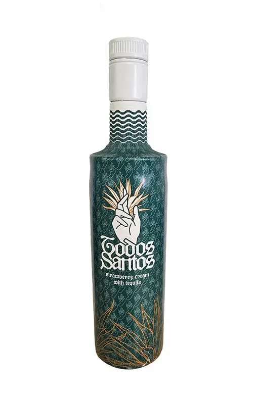 Crema de fresas con Tequila Todos Santos