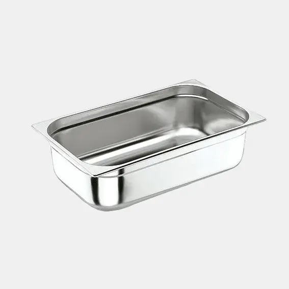 Cubeta acero inox tamaño GN 1/1. 53 x 32,5 cm. Varias alturas - 1 Ud.