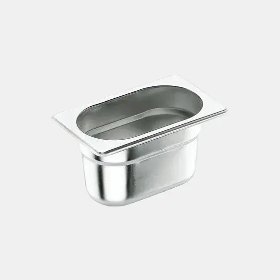 Cubeta acero inox tamaño GN 1/3. 17,6 x 32,5 cm. Varias alturas - 1 Ud.