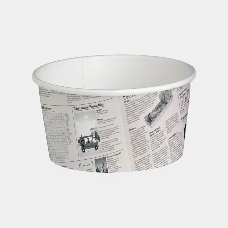 Cubo de cartón periódico. Varias medidas (500 Uds)