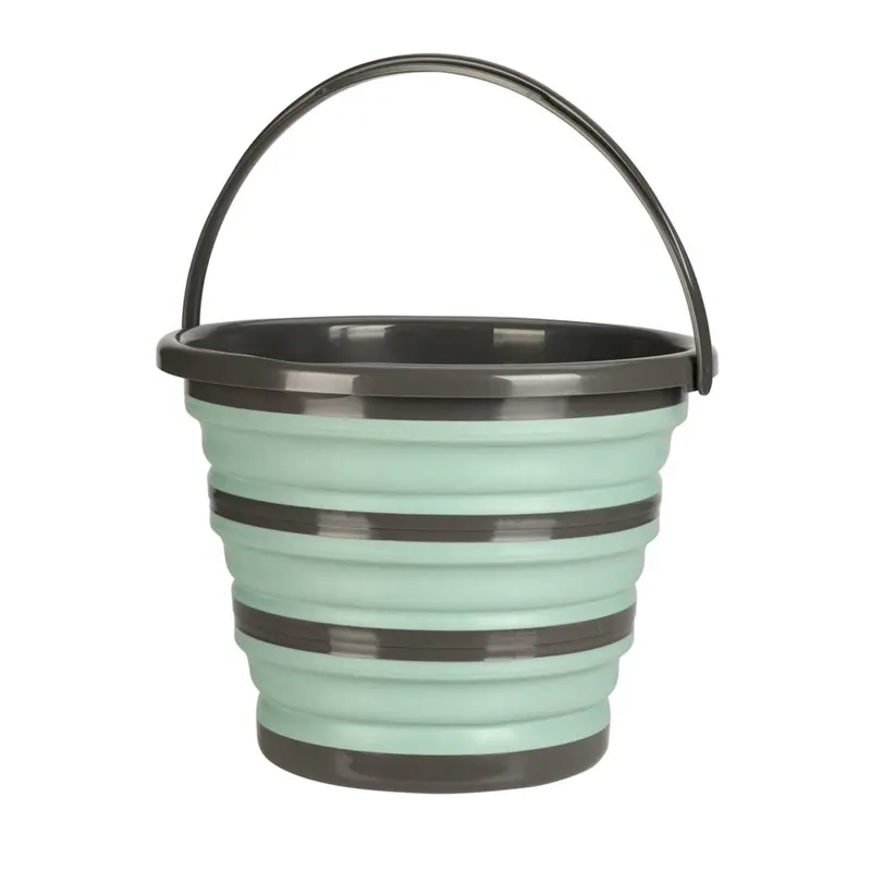 Cubo plegable 10L verde claro