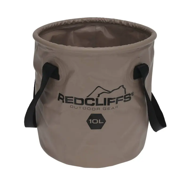 Cubo plegable con asas redondas 10L Ø24x25cm