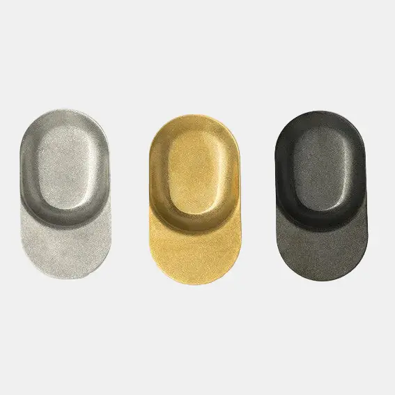 Cuchara degustación acero inox espátula Vintage 7,1 cm. Varios colores - 12 Uds.