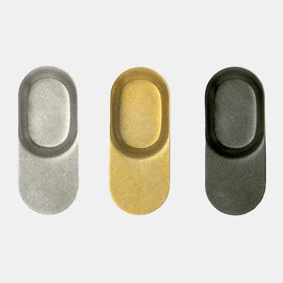 Cuchara degustación acero inox plana Vintage 8,5 cm. Varios colores - 12 Uds.