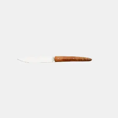 Cuchillo mesa Utset madera estabilizada naranja. 22.5 cm - 6 Uds