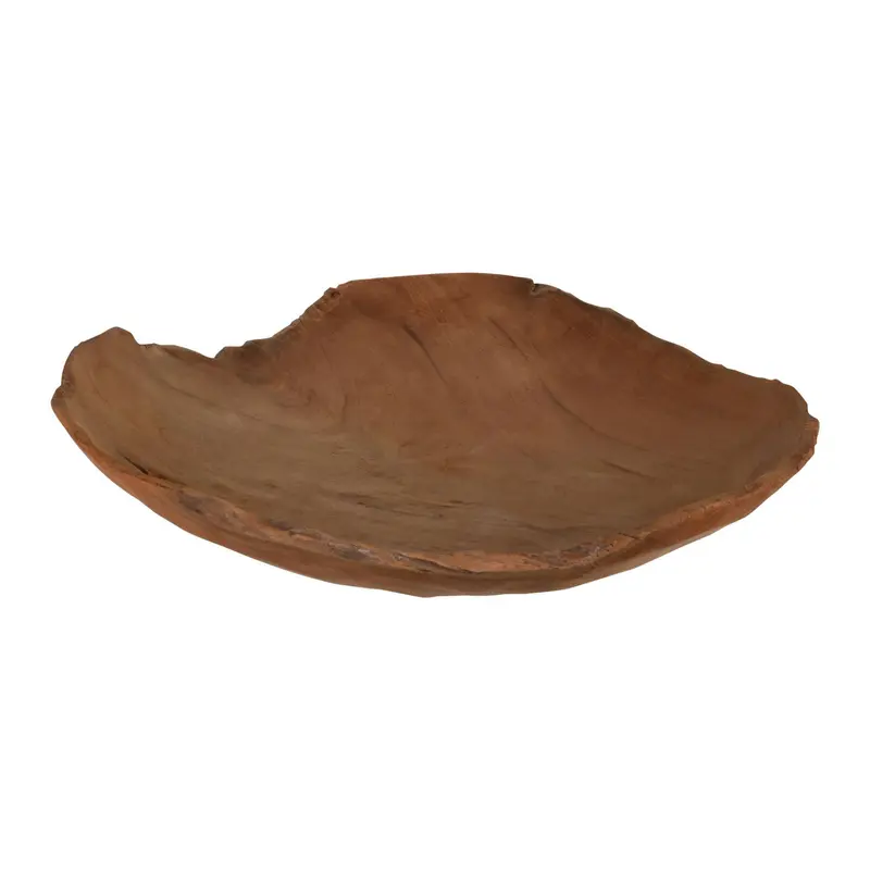Cuenco de madera de teca diseño natural