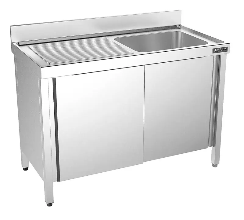 DISTFORM - FREGADERO GAMA 550 BASTIDOR Y PUERTAS CORREDERAS