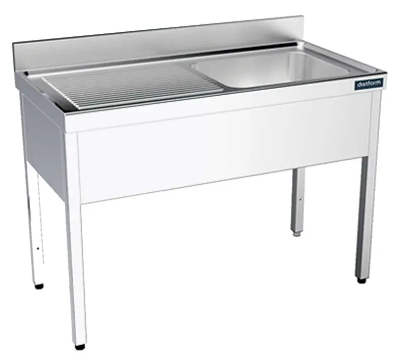 DISTFORM - FREGADERO GAMA 600 CON BASTIDOR SIN ESTANTE