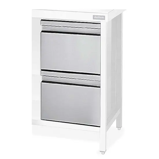 DISTFORM - MODULO DE CAJONES GAMA 600 - 2 CAJONES