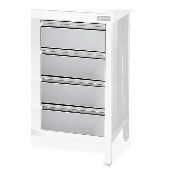 DISTFORM - MODULO DE CAJONES GAMA 600 - 4 CAJONES