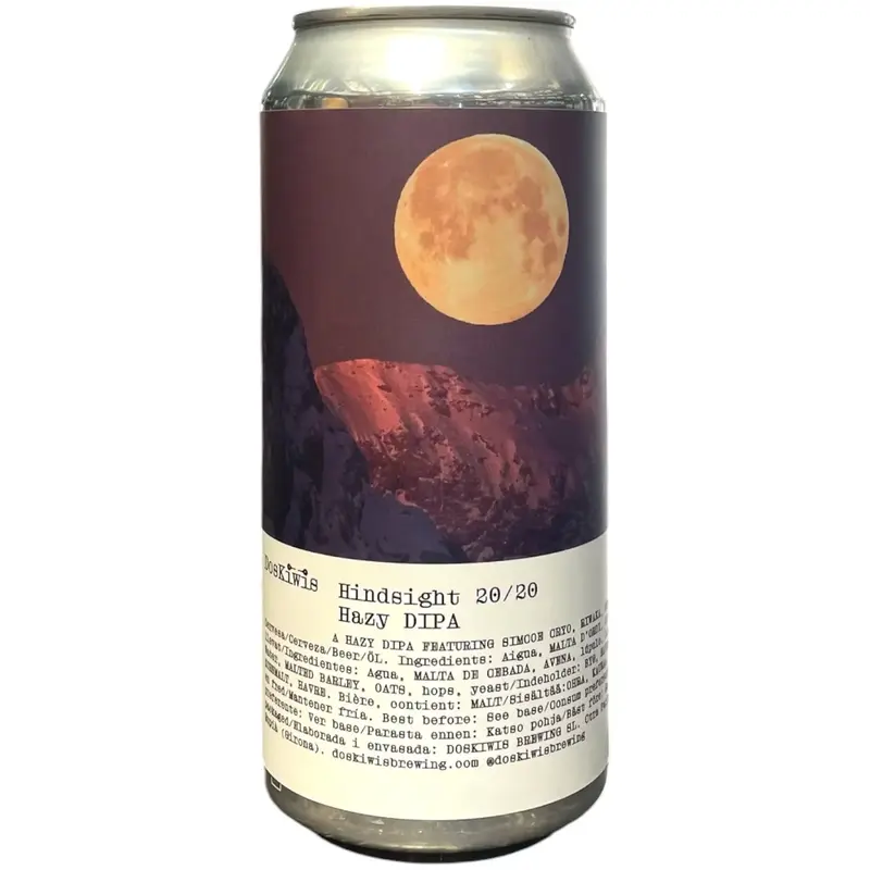DOSKIWIS HINDSIGHT 20/20 HAZY DIPA 44CL