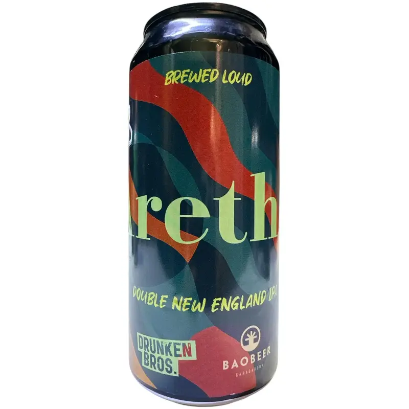 DRUNKEN BROS X BAOBEER - ARETHA - DOUBLE NEIPA - 44CL