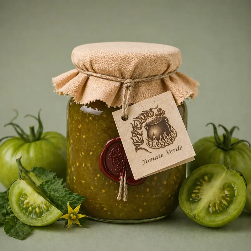 EL PEROLET | MERMELADA TOMATE VERDE GRANDE 325GR