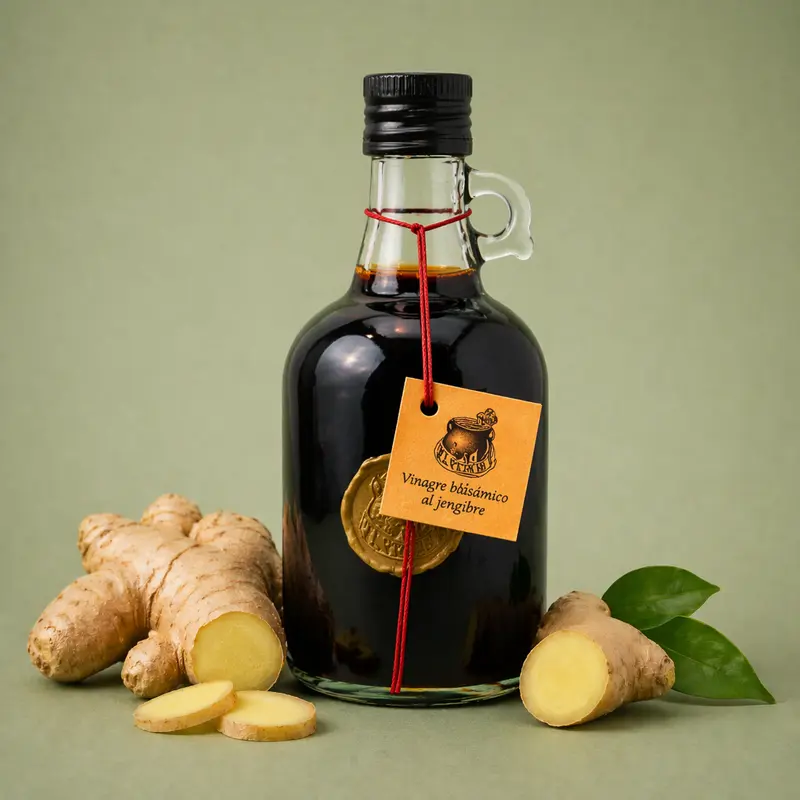 EL PEROLET | VINAGRE BALSÁMICO AL JENGIBRE 25CL