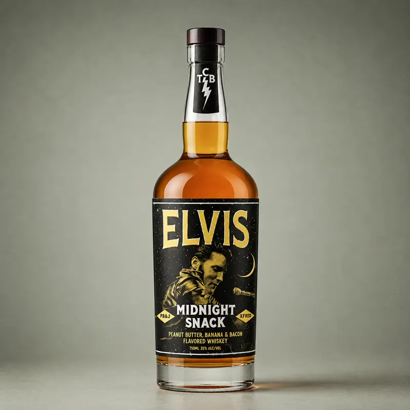 ELVIS MIDNIGHT SNACK WHISKY 75cl